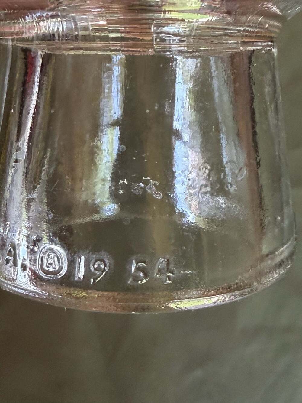 Vintage Armstrong's No. 2 Clear Glass Electrical Insulator - Picture 8 of 11